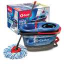 O-Cedar RinseClean Spin Mop & Bucket System | Clean with Clean Water | Removes 99% of Bacteria
