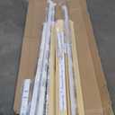 Zinus Mia Metal Platform Bed Frame, Wood Slat Support, No Box Spring Needed, Easy Assembly, White, Queen