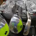 PGM Kids Junior Golf Clubs Ages 3-12, 5-Club Beginner Set Stand Bag Green (1# Driver, 5# Iron, 7# Iron and S, Stiff, Steel, Right)