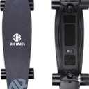 Electric Skateboard Electric Longboard with Remote Control Electric Skateboard,350W Hub-Motor,12.4 MPH Top Speed,5.2 Miles Range,3 Speeds Adjustment (black)