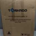 Tornado 20 Inch Pro Series High Velocity Oscillating Waterproof Outdoor Wall Mount Fan For Industrial, Commercial, Residential Use 3 Speed 5250 CFM UL Safety Listed