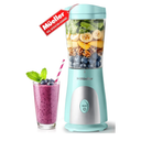 Mueller Smoothie Blender for Smoothies - Personal Blender for Shakes, Frozen Drinks, Baby Food & More, 15oz Travel Cup and Lid, Durable Stainless Steel Blades for Powerful Blending Performance