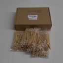 600 Pcs Cocktail Picks Fancy Toothpicks for Appetizers 4.7 Inch White Pearl Cocktail Skewers for Drink Bamboo Flavored Stick Charcuterie Fruit Food Accessories Birthday Wedding Party Decor