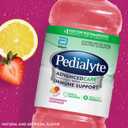 Pedialyte AdvancedCare Electrolyte Solution Has PreActivPrebiotics | Hydration Drink | Strawberry Lemonade, 1 Liter, Pack of 4 (EXP 03/01/28)