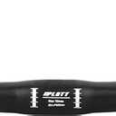 PLATT 25.4/31.8mm Mountain Bike Handlebar/Riser Handlebar - (30mm, 35mm, 50mm, 70mm, 90mm, 120mm, 160mm) High-Rise Aluminum Alloy MTB Handlebar (25.4mm-620mm, 50mm Rise)
