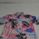 siliteelon Boys Hawaiian Shirts Short Sleeve Cotton Summer Beach Button Down Casual Aloha Luau Shirts for Kids (8-9 Years, Tcs29)