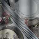 POCHFAN 52 Inch Ceiling Fans with Lights and Remote, Brushed Nickel Flush Mount Low Profile Ceiling Fan for Bedroom, Living Room, Patio, Dimmable 6 Speeds Noiseless, ETL Listed