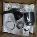 Shower Faucet Handle Trim Kit for Delta Tub and Shower Faucets, Shower Replacement Kit Compatible with Delta Shower Trim Kit, Single-Handle Valve Tub Shower Trim Kit (Matte Black)