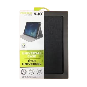 Folio Universal Case for 9-10" Tablets Landscape Stand M-Edge Heather Grey