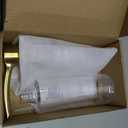 Kitchen Sink Soap Dispenser, Built in Countertop Dispenser with ABS Pump, Under Counter Refillable Bottle for Dish Soap and Hand Lotion, Brushed Gold