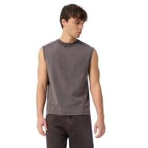 Cross Eyed Moose Men's Wild Muscle Tank with Ergonomic Suede Crop Fit Standard XL