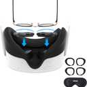 Hibloks Glasses Spacer for Meta/Oculus Quest 3S, Prevent Myopia Glasses and VR Lenses from Scratching. VR Protection Accessories with Silicone Anti-Scratch Ring and VR Universal Lens Protector Cover