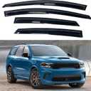 IG Window Visors Fit for 2011-2026 Dodge Durango, Out-Channel Rain Guards Vent Wind Deflectors 4PC, Car Accessories for 11-26 Durango