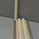 GenSwin Flameless Ivory Taper Candles Flickering with 10-Key Remote, Battery Operated Led Warm 3D Wick Light Window Candles Real Wax Pack of 6, Christmas Home Wedding Decor(0.78 X 9.64 Inch)