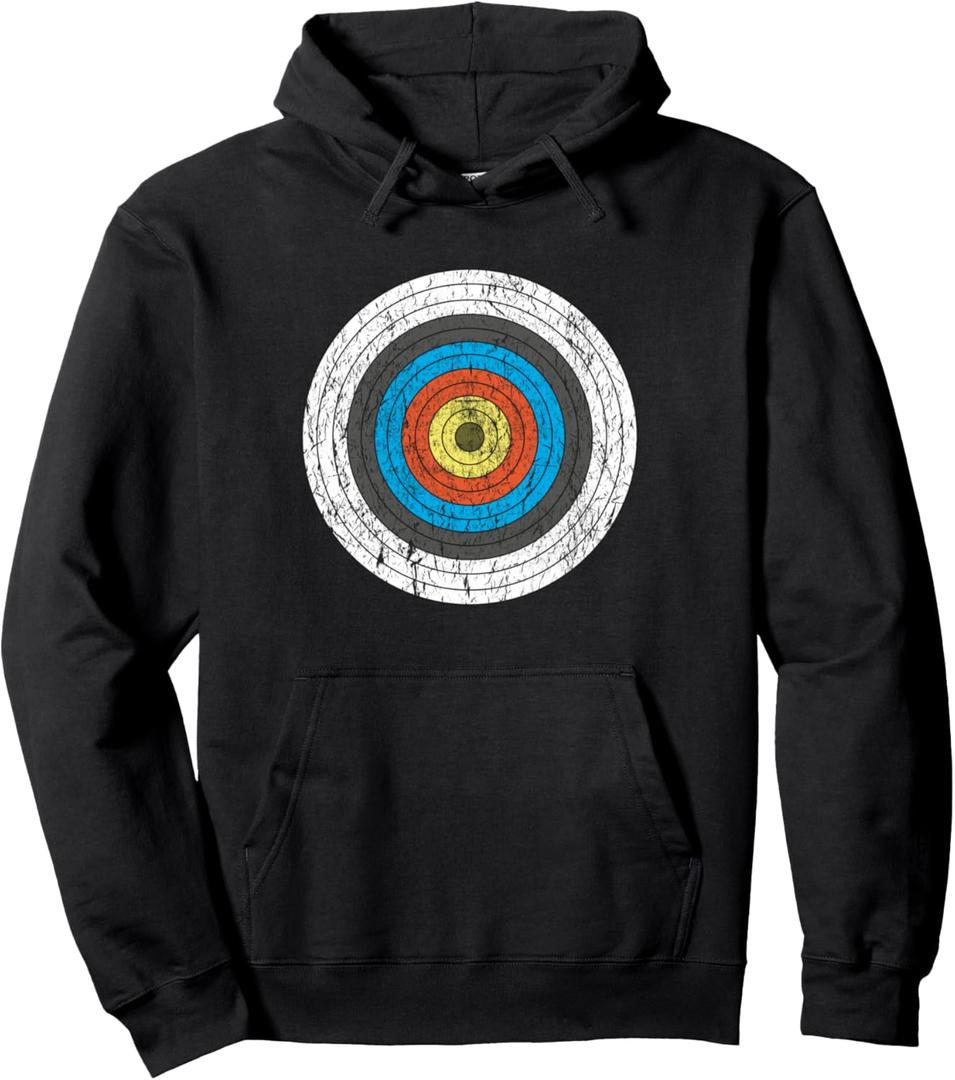 Vintage Archer Archery Target Hoodie