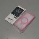 ORNARTO Air Case for iPhone 16 Pro Clear, Compatible with MagSafe, Military-Grade Drop Protection Cover with Built-in Air, Hot Pink