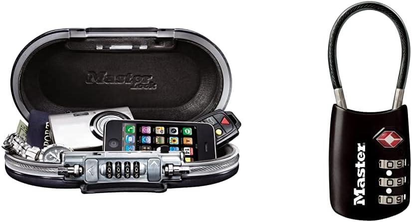 Master Lock 5900D Set Your Own Combination Portable Safe, 9-17/32 in. Wide