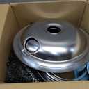 Electric Stove Burner Drip Pans Chrome 316048413(8) 316048414(6) and MP22YA Electric Range Burner Elements Replacement for Ken-more Tap-pan Frigi-daire Electric Stove Burner by Fetechmate