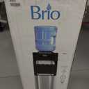 Brio Essential Series Top Loading Water Cooler Dispenser - Tri Temp Dispense, Child Safety Lock, Holds 3 or 5 Gallon Bottles - UL/Energy Star Approved