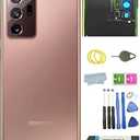 Galaxy Note 20 Ultra Back Glass Cover Housing Door Replacement for Samsung Galaxy Note 20 Ultra 5G + Tools (Note20 Ultra-Mystic Bronze)