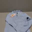 PRETTYGARDEN Fall Quarter Zip Pullover Sweaters for Women 2025 Long Sleeve Collared Fitted Ribbed Knit Tops (Small, Sky Blue)