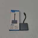 USB C to Dual HDMI Adapter, 4 in 1 USB C Hub Multiport Adapter with Dual HDMI, USB 3.0, 100W PD Charging, Laptop Dual Monitor Adapter Support USB C to HDMI Splitter Extended Display for USB C Device