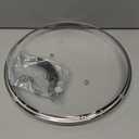 10.25 Inch Tempered Glass Lid Compatible with 10-10.25 Inch Lodge Cast Iron Skillet and 5 Quart Dutch Ovens