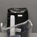 Leather Recliner Pillow, Adjustable Neck & Head Support Pillow, Pu Leather Non-Slip Headrest for Recliner Chair, Couch, Office Chair, Sofa (Black)