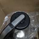 Hamilton Beach Glass Electric Tea Kettle, Water Boiler & Heater, 1 Liter, 1500 Watts for Fast Boiling, BPA Free, Cordless Serving, Auto-Shutoff & Boil-Dry Protection, Soft Blue LED (40930)