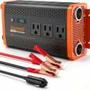 1000W Power Inverter for Vehicles, 12V DC to 110/120V AC Car Inverter with 3 AC Outlets, USB 24W/ PD 30W Fast Charger, Car Power Converter for Truck, Home, Laptop on Road Trip Essentials