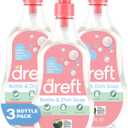 DREFT Bottle and Dish Soap | Made to Clean Baby Bottles, Sippy Cups, Pacifiers, Breast Pumps, & More | Gently Removes Milk Film & Odors | Plant Based, Fragrance Free Dish Soap | 18 Fl Oz (Pack of 3)