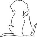 Matani Metal Dog Wall Decor | Dog & Living Room Wall Art | Minimalist Room Decor (Sleeping Labrador) (Love)