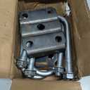 SPARKWHIZ Trailer U Bolt Kit, 5-1/2 inch U Bolt for 3,500 lb Trailer Axle, 2-3/8" Round Axle, 1/2 Diameter, 2" Thread Pitch