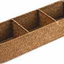 Seagrass Storage Basket for Bathroom, Toilet Basket Tank Topper, Wicker Bathroom Basket, Woven Storage Basket (16.5" x 5.5" x 3.5")