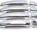 Dreamseek 8Pcs 4 Door Handle Cover Compatible with Chevy Malibu 2013 2014 2015 Cruze 09-15 Sonic Captiva Trax Buick Encore Exterior ABS Molding Protector Trim (Chrome Plated)