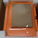 Smart Chicken Coop Heater, 200 Watts Chick Brooder Heating Plate Built-in Adaptive Temperature Sensor, Chicken Brooder Heater, Adaptable to Timer and Temp Controllers,UL-Compliant (Orange)