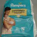 Pampers Baby Diapers - Swaddlers - Size 0, 31 Count, Ultra Absorbent Disposable Newborn Diaper