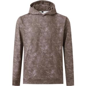 M MAELREG Hoodies for Men Golf Soft Hooded Sweatshirts Dry Fit Lightweight Casual Midlayer Print Mens Hoodies Pullover (L)