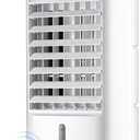 Evaporative Coolers Portable Air Conditioning Unit Cooler with Remote Control and Purifier Humidifier 3 Fan Speeds with Oscillation Function for Home Or Office Use