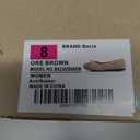 Bacia Women Flats Shoes Comfortable Washable Casual Ballet Flats (Brown)