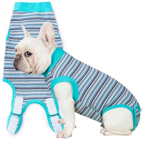 Sebdtico Recovery Suit for Dogs, Dog Surgery Suit Female Spay, Soft Dog Onesie for Surgery Female, Dog Cone Alternative Surgical Recovery Suit Female, Abdominal Wounds Licking Anti Suit for Dogs, Medium