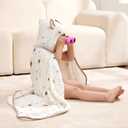 Super Soft Muslin Hooded Towels for Toddler - 27x55 Inches Large, Highly Absorbent Toddler Beach Towel & Bath Towel for Infants, The Midnight Stars