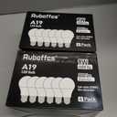 2 x 6 Pack A19 LED Light Bulbs,Soft White 2700K,60 Watt Equivalent