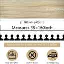 12 Pcs Beige Cheesecloth Table Runner 13ft Boho Gauze Cheesecloth Table Runner 160 inch Long for Christmas Wedding Bridal Baby Shower Birthday Table Decorations