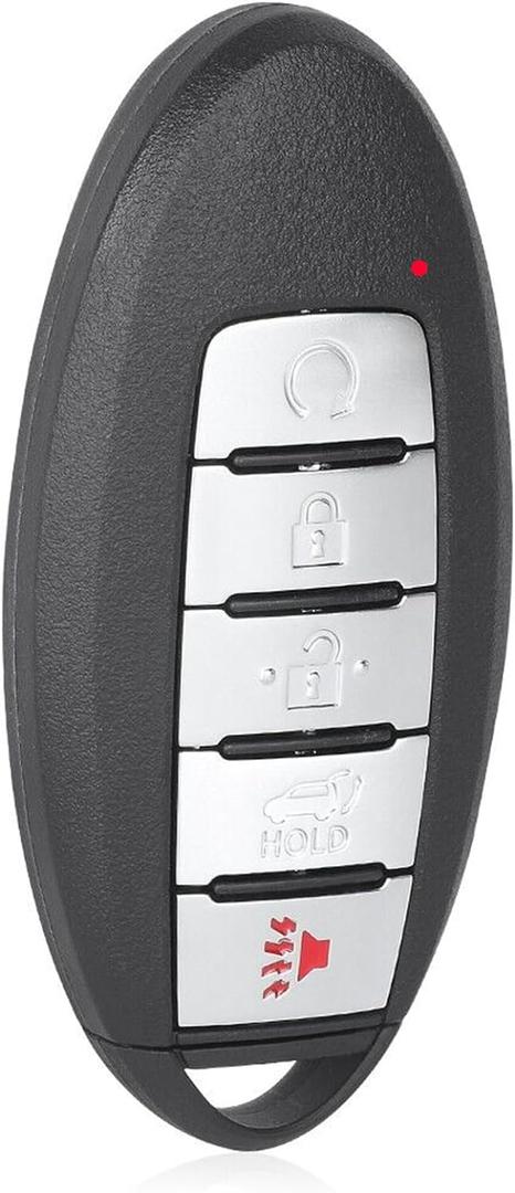 Keyless Entry Remote Key Fob, Alliskeys 5 Button Car Proximity Smart Key Fit for Nissan Murano Pathfinder 2019-2021 KR5TXN7 S180144905 285E3-9UF7B