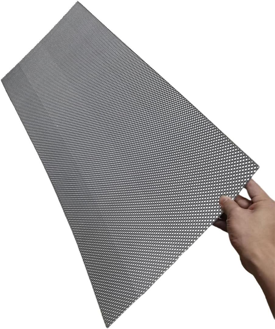 Automotive Aluminum Heat Shield Firewall Floor Pan Fuel Tank Silver Turbo Manifold Exhaust Pipe Engine Heat Insulation Plat 15.7"x39.3"/400mm X 1000mm
