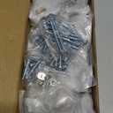 NIBNIE 20 Pack 1 Inch Dia Champagne Bronze Kitchen Cabinet Knobs, Classic Vintage Retro Hardware Drawer Pull for Drawer Cupboard Dresser Wardrobe