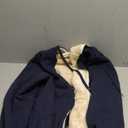 Yeokou Women's Casual Full Zip Up Sherpa Lined Hoodie Sweatshirt Jacket Coat (M, Dark Blue) M