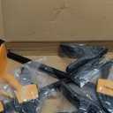 8-Piece Bar Clamps for Woodworking - 4 Pcs 12 inch Bar Clamps with 150 LBS Load Limit, 4 Pcs Heavy Duty Metal Spring Clamps, Quick Release Triggers