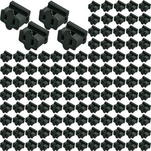 120 Pieces SPT-1 Christmas Light Slip Plug Female Vampire Slip Plug Inline Zip Holiday Adapter for Lights Design (Green)